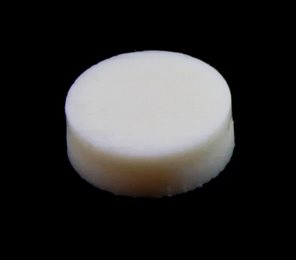 Greppbrädilägg (12st) Plast Old White Diameter 6,3mm