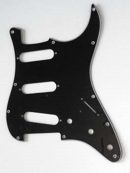 S-Style 3-lager Svart (Allparts)