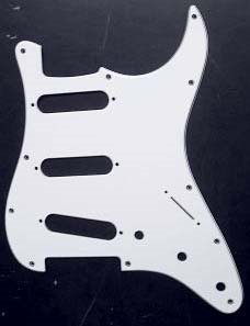 S-Style 3-lager SSS Vitt (Allparts)
