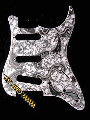 S-Style 3-lager SSS Paisley / Silver (Allparts)
