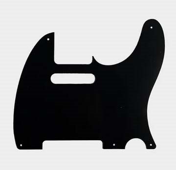 T-style 1-lager Svart Bakelit (Allparts)
