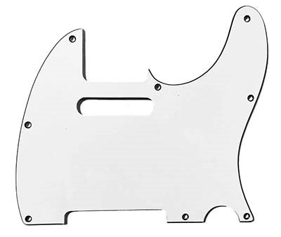T-style 3-lager Vitt (Allparts)