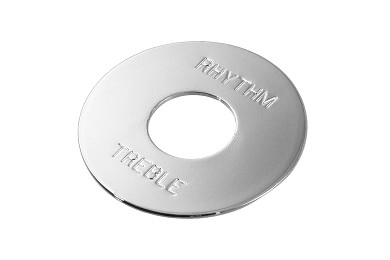 Rhythm/Treble bricka krom metall