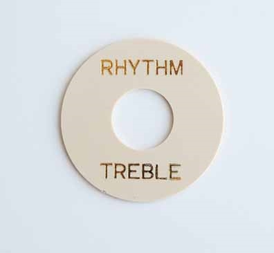 Rhythm/Treble bricka vintage Creme plast