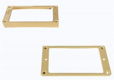 Pickupram Humbucker Plast Cream 1 Set Lutande