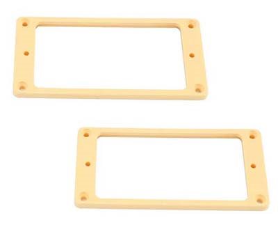 Pickupram Humbucker Plast Flat Cream 2st