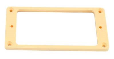Pickupram Humbucker Plast Flat Creme Hög 