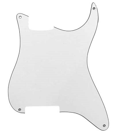 S-Style 3-lager Kontur Vitt (Allparts)