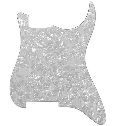 S-Style 3-lager Kontur Pearl Vit (Allparts)