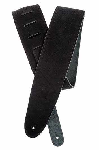 Planet Waves Black Suede guitar strap