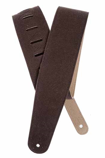 Planet Waves Brown Suede guitar strap