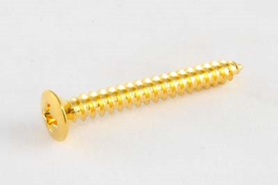 Halsmonterinskruv 4st Guld Kort (Allparts USA)