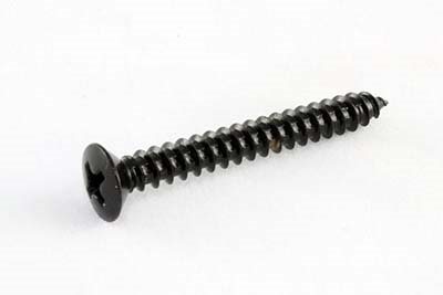 Halsmonterinskruv 4st Svart Kort (Allparts USA)