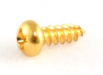 Skruv Trussrodcover Guld 2st   (Allparts USA)