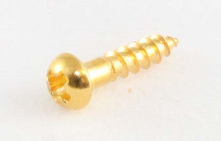 Mekanikskruv 12mm Guld 12 st
