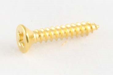 Humbuckeramskruv 15 mm Guld 4stycken