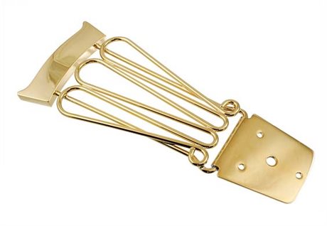 Stränghållare Guld Tailpiece Byrdland