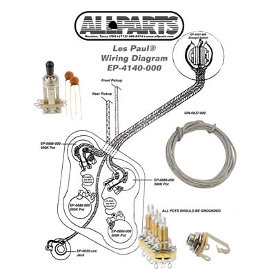 Kopplingsset För Les Paul Hos Gmf Se Störst På Gitarrtillbehör Kopplingsset För Les Paul Hos Gmf Se, Epiphone Les Paul Wiring Diagram
