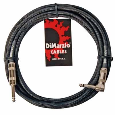 DiMarzio Instrumentkabel Svart 3m