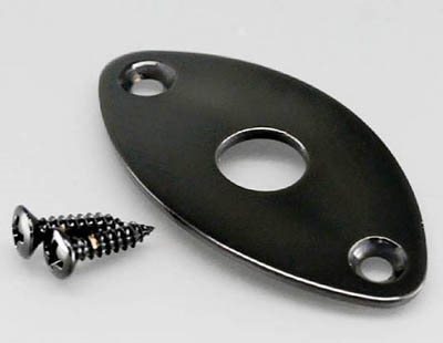 Jackplatta Oval Svart
