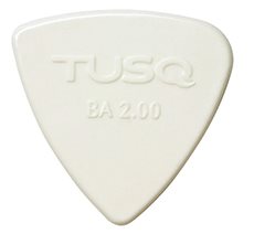 Tusq Plektrum Triangel White 4-pack