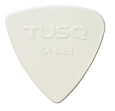 Tusq Plektrum Triangel White 4-pack