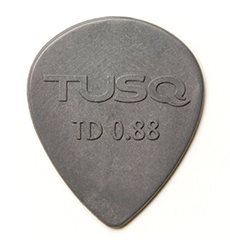 Tusq Plektrum Tear Drop Gray 6-pack