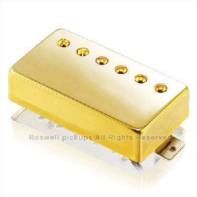 Roswell Pickup Humbucker Gold Bridge