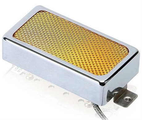 Roswell Pickup Metall Grill Gold Foil Humbucker