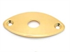 Jackplatta Oval Guld