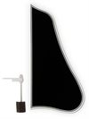Archtop skydd black med hållare nickel (Kort)