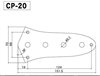 Kontrollplatta J-Bas Gotoh Aged Chrome