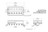 Roswell Pickup Humbucker Hot Bridge